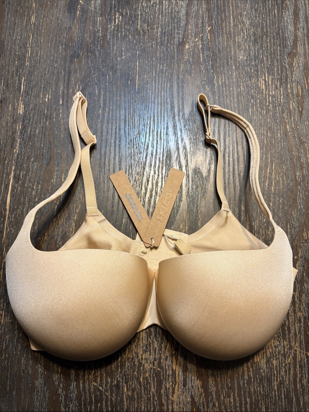 SKIMS ultimate push up balconette sand 34D NWT Bra Smooth cups